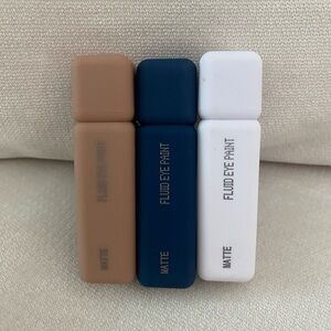 Set of 3 About Face Matte Fluid Eye Paint